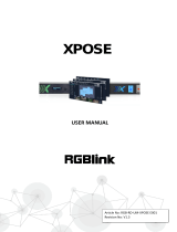 RGBlink XPOSE User manual