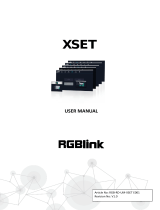 RGBlink XSET User manual