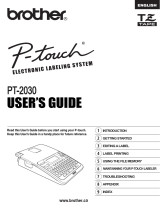 Brother P-touch PT-2030 User manual