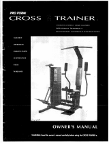 Pro-Form DR85203 - 114409 Crosstrainer Owner's manual