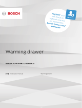 Bosch Warming Drawer 14 cm Operating instructions