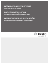 Bosch HDI7282U/09 Installation guide