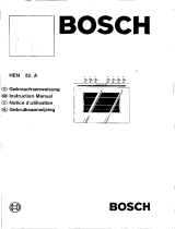 Bosch HEN525A/02 User manual