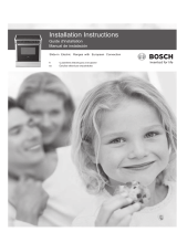 Bosch HEI7052U/08 Installation guide