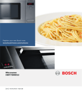 Bosch Microwave Operating instructions