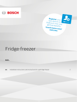 Bosch Side-by-side fridge-freezer User manual