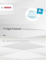 Bosch Side-by-side fridge-freezer Operating instructions