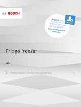 Bosch Side-by-side fridge-freezer User manual and assembly instructions