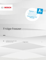 Bosch Side-by-side fridge-freezer User manual and assembly instructions