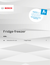 Bosch Free-standing fridge-freezer User guide