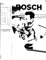 Bosch KGU3220/02 User manual
