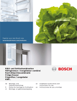 Bosch Bosch Freestanding Multidoor User manual