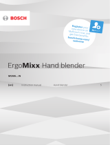 Bosch ErgoMixx MSM6 IN Series User manual