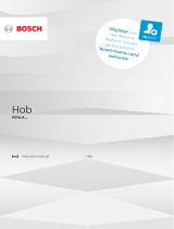 Bosch ELECTRIC COOKTOP User manual