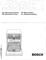 Bosch SGS4802EU/12 User manual