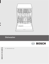 Bosch Dishwasher Owner's manual