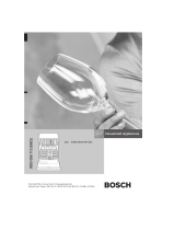 Bosch sgv 55m03 Owner's manual