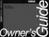 Yamaha DSR2000 Owner's manual