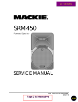 Mackie SRM 450 User manual