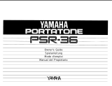 Yamaha PSR-36 User manual
