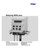 Dräger Babylog 8000 plus Instructions For Use Manual