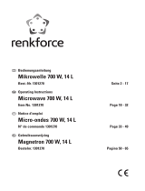 Renkforce Microwave 700 W Owner's manual