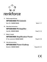 Renkforce MP-8000 Owner's manual
