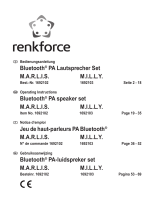 Renkforce M.A.R.L.I.S IV Active PA speaker set Owner's manual
