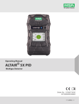 Altair 5X Multigas Detector Owner's manual