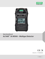 Altair 5X Multigas Detector Owner's manual