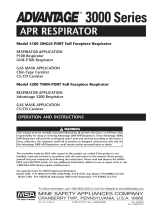 Advantage 3200 Full-Facepiece Respirator Owner's manual
