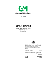 General Monitors IR5500 Open Path Infrared Gas Detector Owner's manual