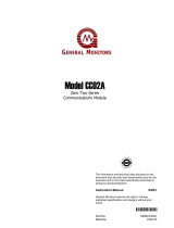 General Monitors CC02A Serial Communications Module Owner's manual
