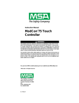 MSA ModCon 75 Touch Controller Owner's manual