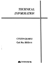 Citizen Cal 8930 Owner's manual