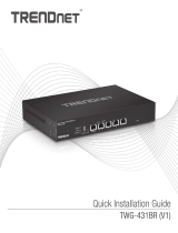 Trendnet RB-TWG-431BR Quick Installation Guide