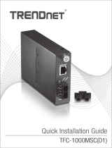 Trendnet TFC-1000MSC Quick Installation Guide