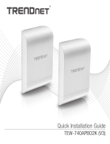 Trendnet TEW-740APBO2K Quick Installation Guide