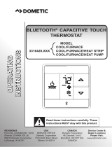 Dometic BLUETOOTH® CAPACITIVE TOUCH THERMOSTAT Operating instructions