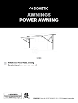 Dometic 9100 Series Power Patio Awning Operating instructions