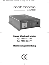Waeco Waeco mobitronic 7150-012PP, 7150-024PP Operating instructions