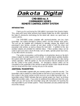 Dakota Digital CMD-8000 Technical Manual