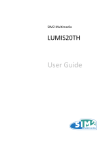 Sim2 Grand Cinema Lumis 20th T1 User manual