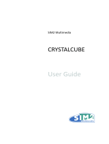 Sim2 CRYSTAL CUBE User manual
