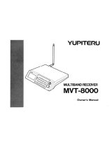 Yupiteru MVT-8000 Owner's manual