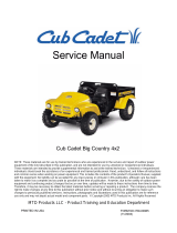 Cub Cadet BIG COUNTRY 4X2 User manual
