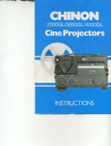 CHINON 2500GL Instructions Manual