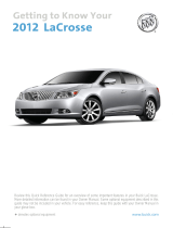 Buick LaCrosse 2012 User guide