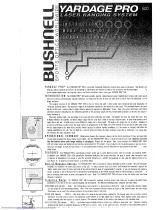 Bushnell Yardage Pro 20-0500 User manual
