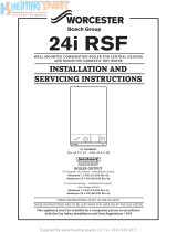 Worcester 24I RSF Installation And Servicing Instructions